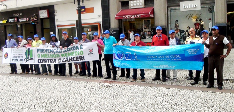 Novembro Azul: Força-PR e Secretaria Estadual de Saúde intensificam campanha durante a “2ª Caminhada Paranaense contra o Câncer de Próstata”